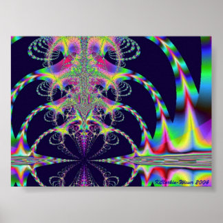 Poster Fontaine de lumière