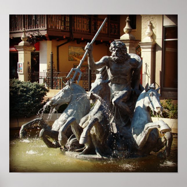 Poster Fontaine de Neptune (Devant)