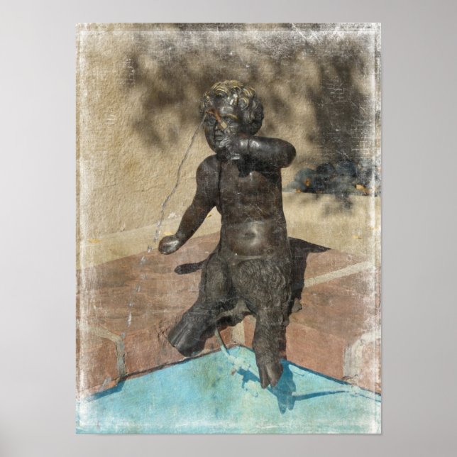 Poster Fontaine de Satyr (Devant)