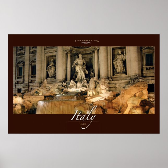 Poster Fontaine de Trevi (Devant)