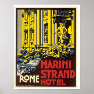 Poster Fontaine de TREVI de Rome