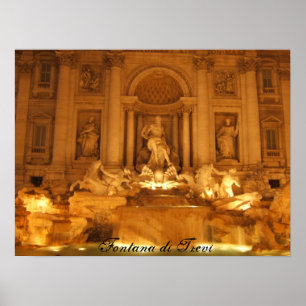 Poster Fontaine de TREVI, Fontana di Trevi