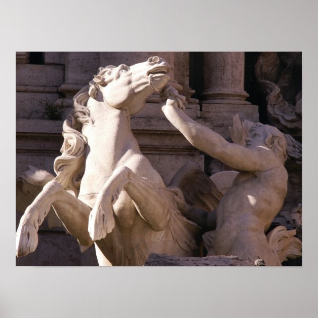 Poster Fontaine de Trevi, Italie (Devant)