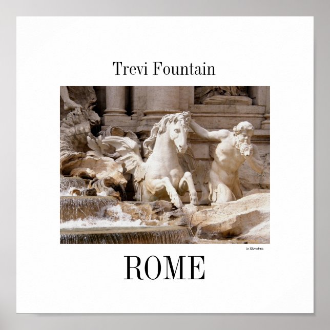 poster - Fontaine de Trevi, Rome (Devant)