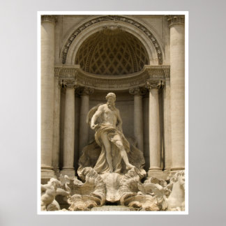 Poster Fontaine de Trevi, Rome