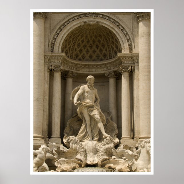 Poster Fontaine de Trevi, Rome (Devant)