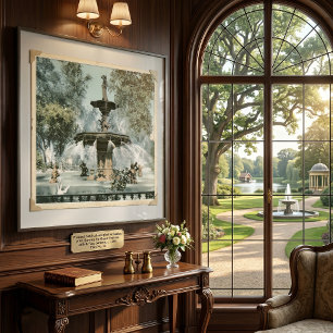 Poster Fontaine Forsyth Savannah GA