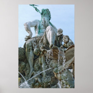 Poster Fontaine Neptune à Berlin