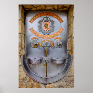 Poster Fontaine vinicole Irache