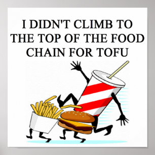 Poster food police amti vegan joke
