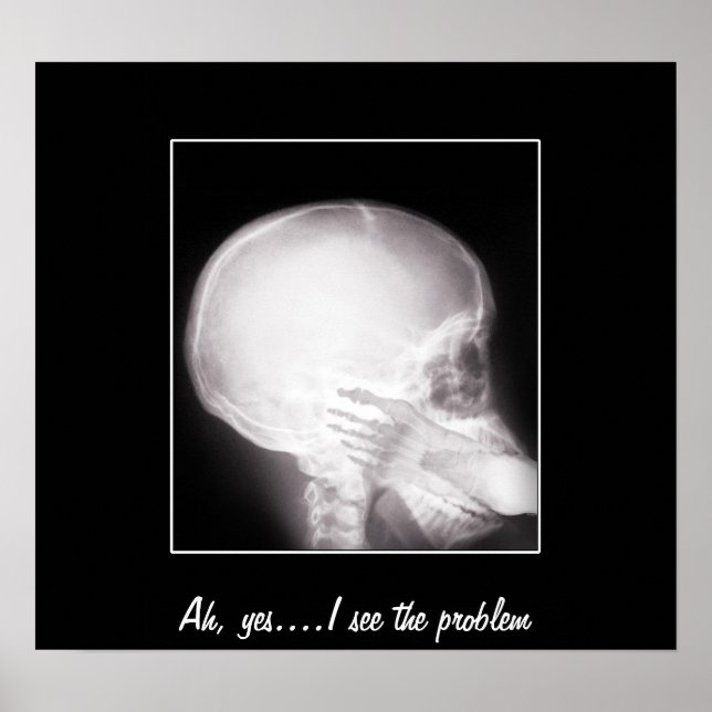 Poster Foot à Mouth X-Ray (Devant)