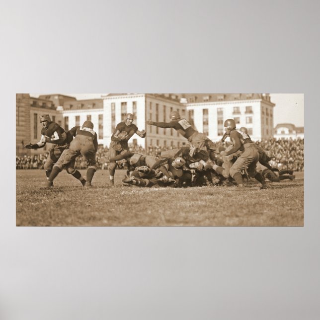 Poster Football 1920 Sepia (Devant)