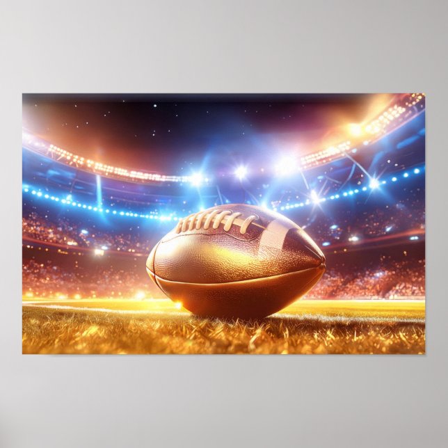 Poster Football américain (Devant)