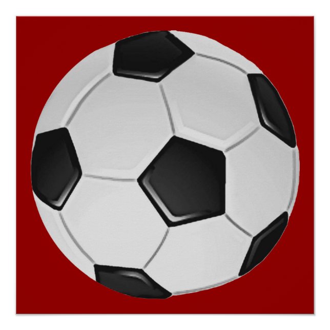 Poster Football américain de soccer ou d'association (Devant)