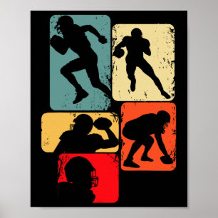 Poster Football Américain Football Enfants Garçons Homme