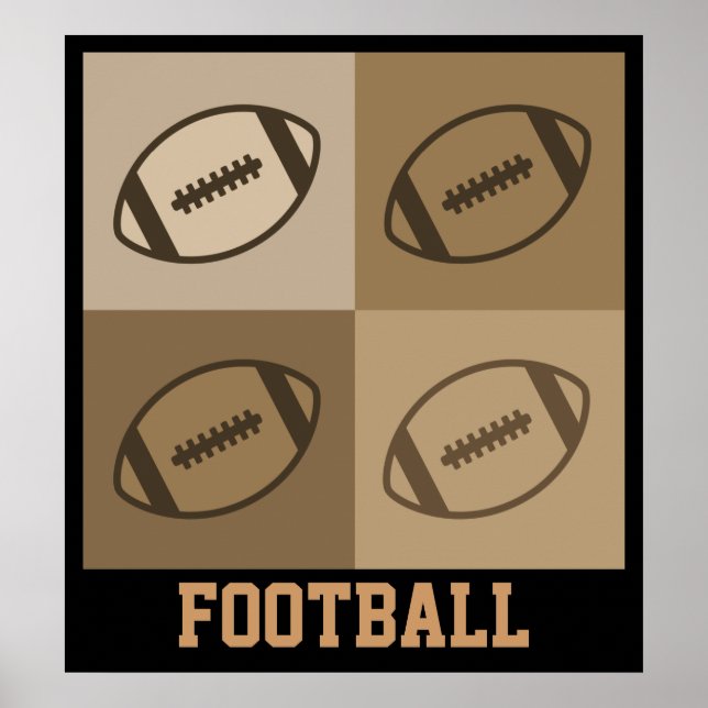 Poster Football Art (Devant)