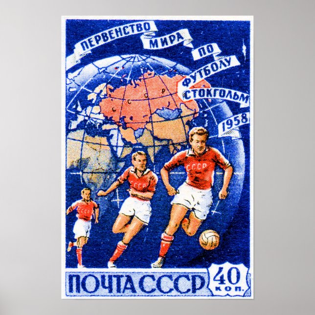 Poster Football CCCP (Devant)