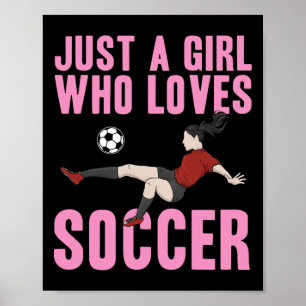 Poster Football Cool Pour Femmes Filles Maman Joueuse De