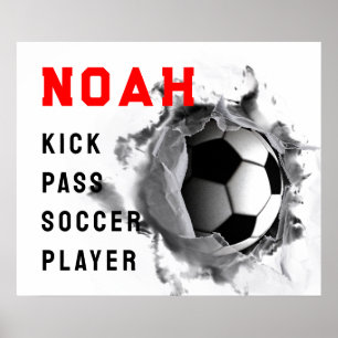 Poster Football drôle