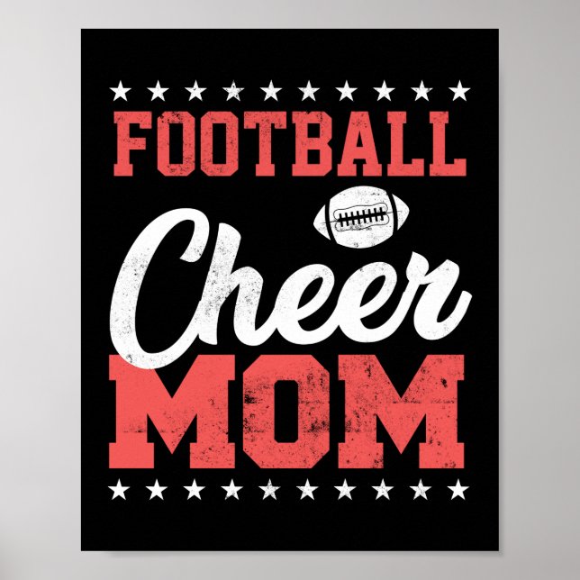 Poster Football Drôle Et Félicitations À Maman (Devant)