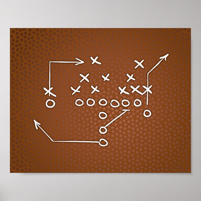 Poster Football Party PLAYBOOK II Signe imprimer (Devant)
