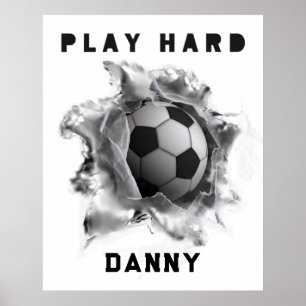 Poster Football personnalisé