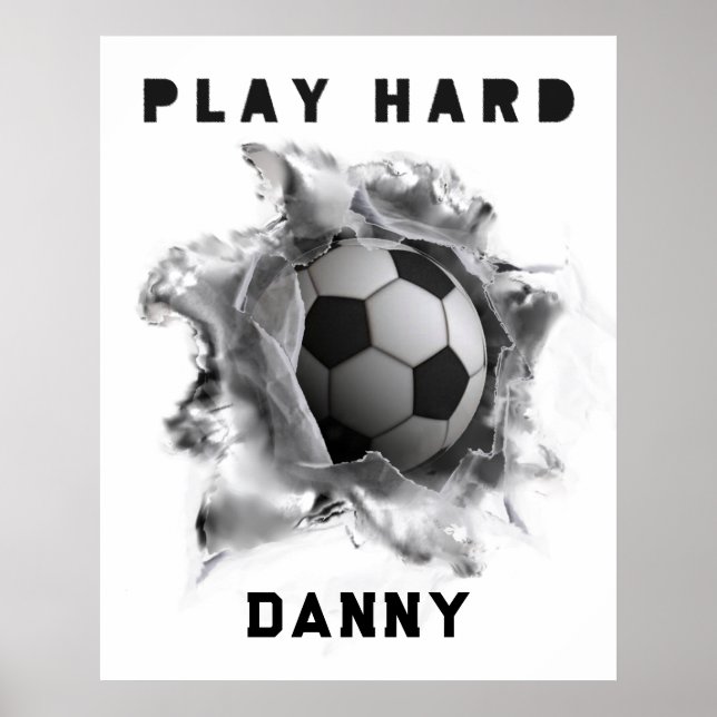 Poster Football personnalisé (Devant)