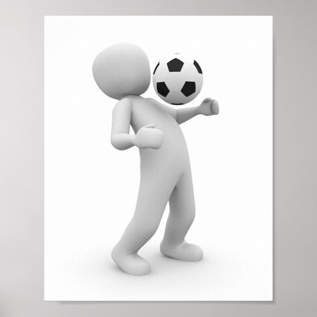 Poster football sport (Devant)