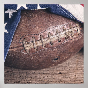 Poster Football vintage