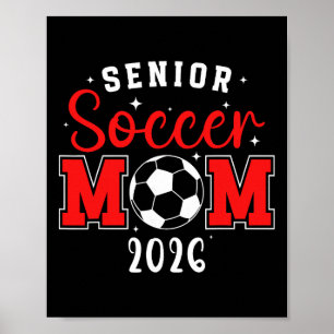 Poster Footballeuse Maman Senior D'un Footballeur Senior
