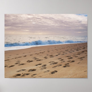 Footprints In The Sand Posters | Zazzle Canada