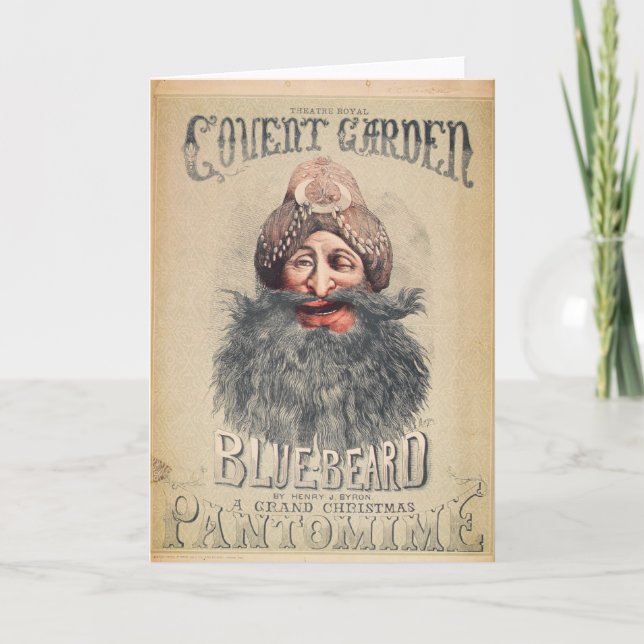 Poster for a Christmas pantomime Holiday Card (Front)