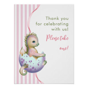 Poster for Baby Shower.