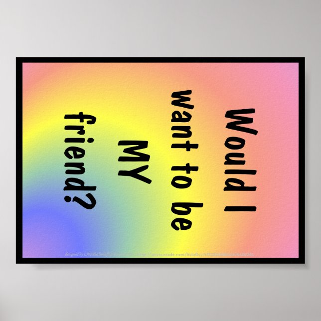 Poster for Character Development (Front)