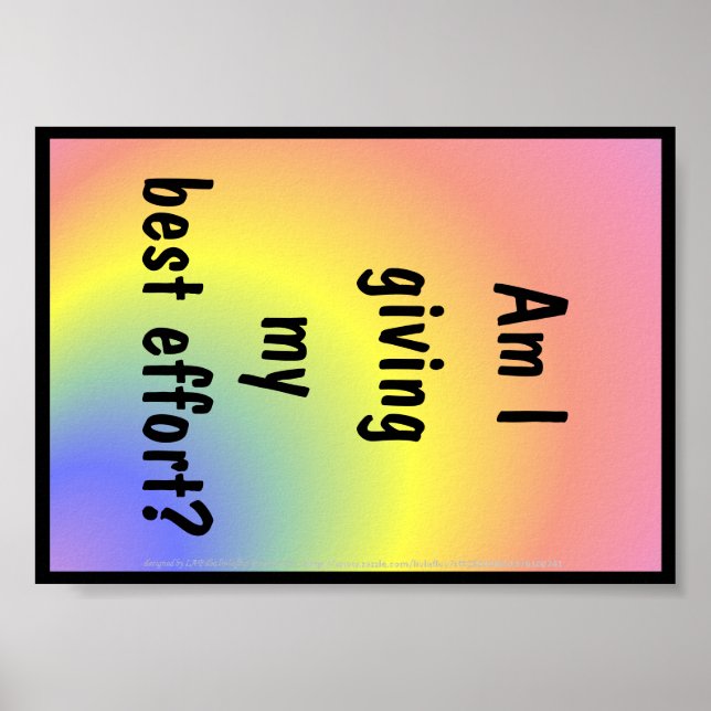 Poster for Character Development (Front)