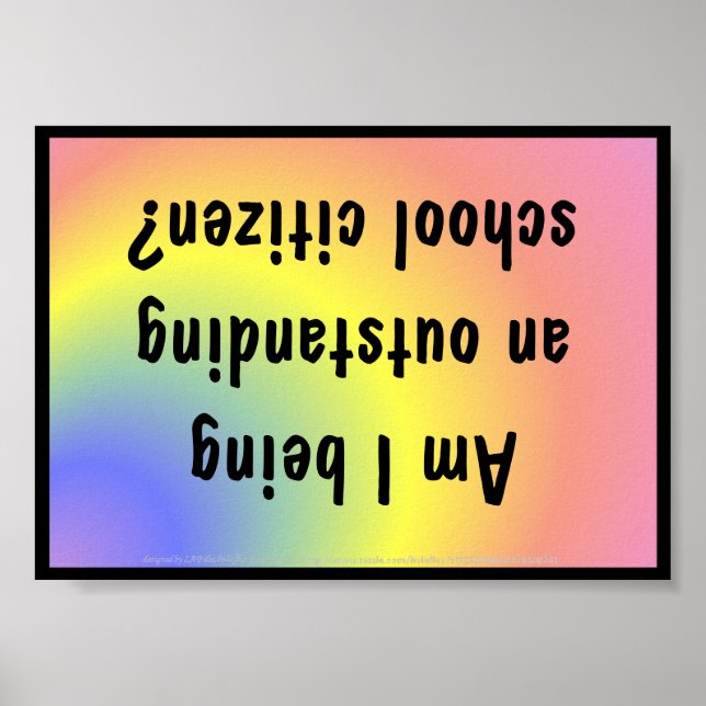 Poster for Character Development (Front)