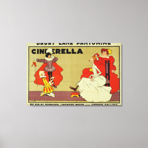 Poster for 'Cinderella' Canvas Print