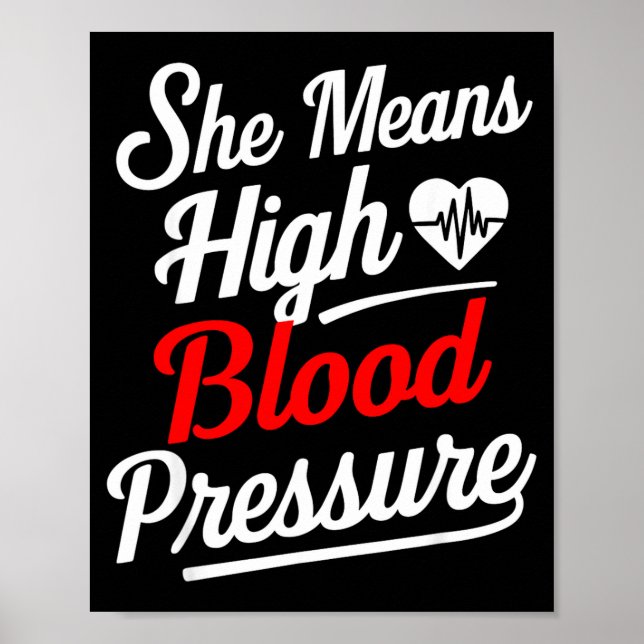 Poster For Couples _ She Means High Blood Pressure _ Funn (Devant)