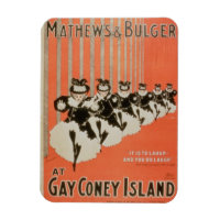 Poster for 'Mathews & Bulger' at Gay Coney Island