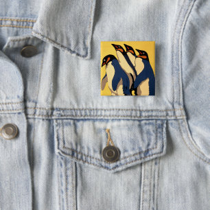 Poster For Subway Transportation To The London Zoo 2 Inch Square Button