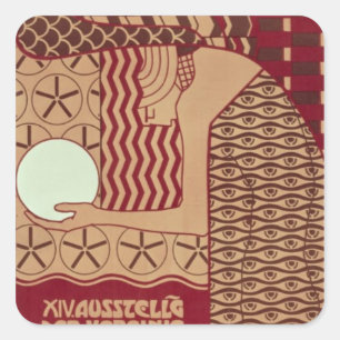 Poster for the 14th Exhibition of Vienna Square Sticker