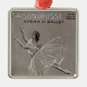 Poster for the 'Saison Russe' Metal Ornament