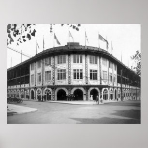Poster Forbes Field, Pittsburgh, 1909