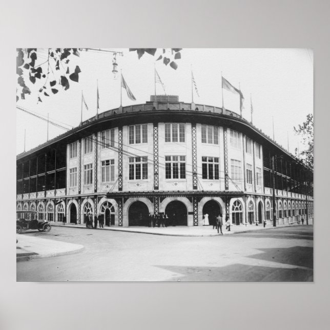 Poster Forbes Field Stadium Pittsburgh Baseball (Devant)