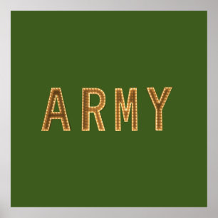Poster Force de l'armée