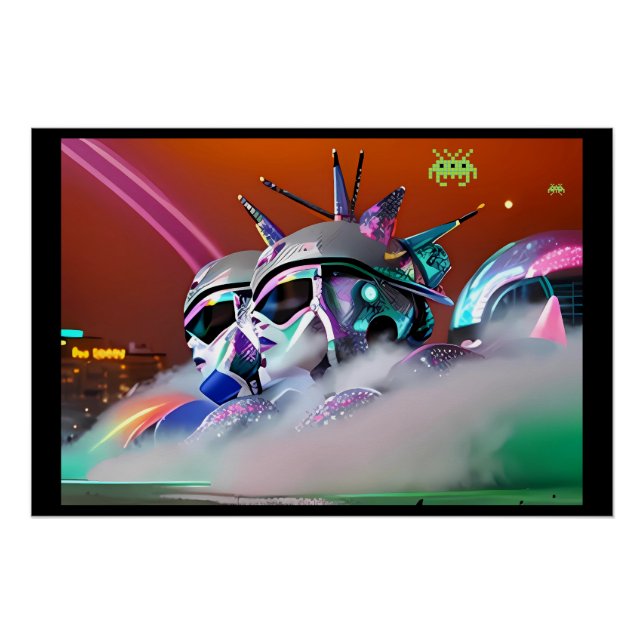 Poster Force d'invasion spatiale unie (Devant)