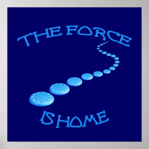 Poster Force is Home Frisbee