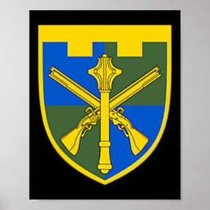 Poster Forces de défense territoriales d'Ukraine Force ar