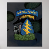 forces spéciales berets verts sfg flash print