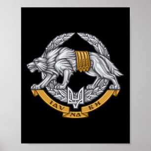 Poster Forces spéciales d'opérations Ukraine Militaire Sp